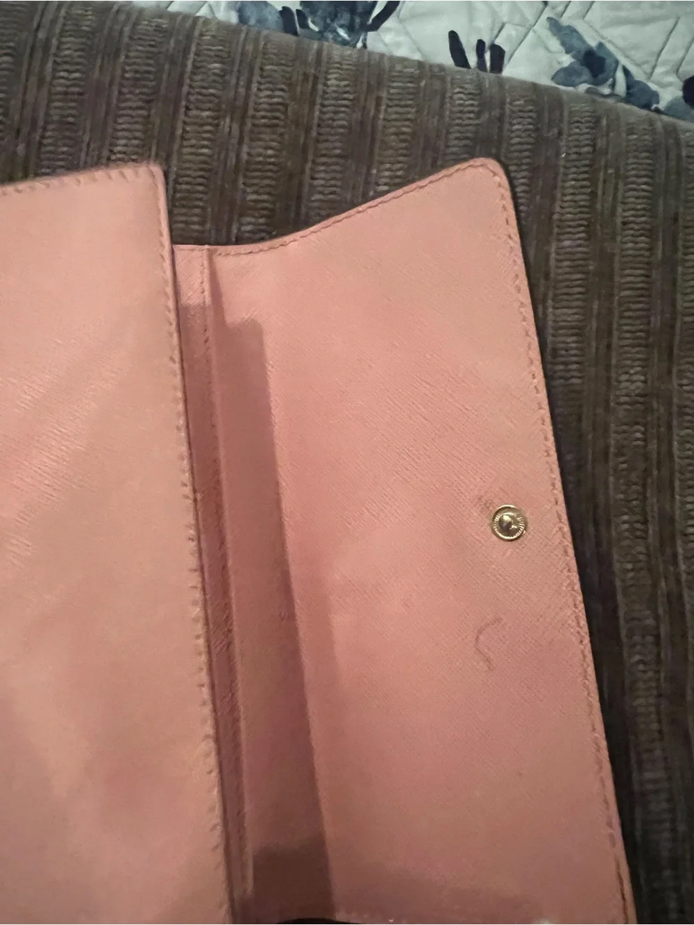 Michael Kors Blush Saffiano Leather Card Holder Wallet
